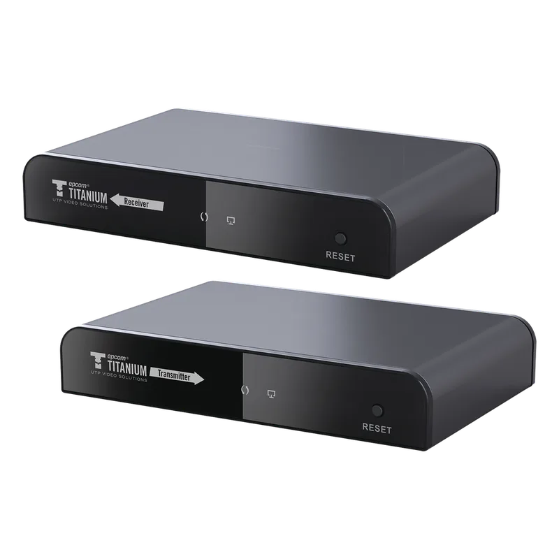 Kit extensor HDMI de 120 metros con loop HDbitT, Cat 5e/6 / Soporta hasta 253 Rx / Protocolo HDbitT, compatible con HDCP. EPCOM TITANIUM TT-383-PRO
