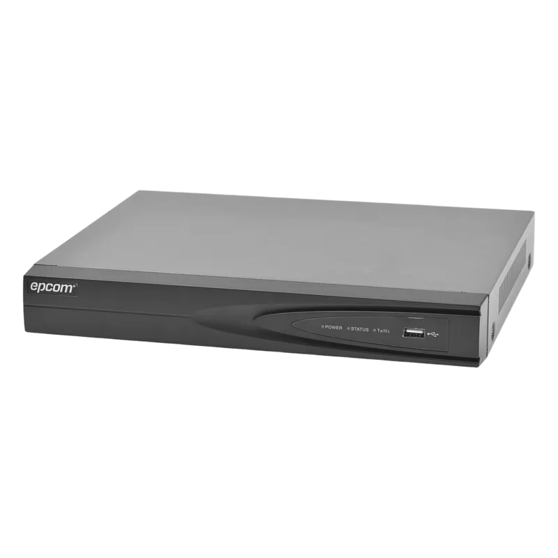 DVR 8 Canales TurboHD + 2 Canales IP/ 2 Megapixel/ 1 Bahía de Disco Duro / H.264+ / 1 Canal de Audio / Videoanálisis EPCOM EV-1008-TURBOX