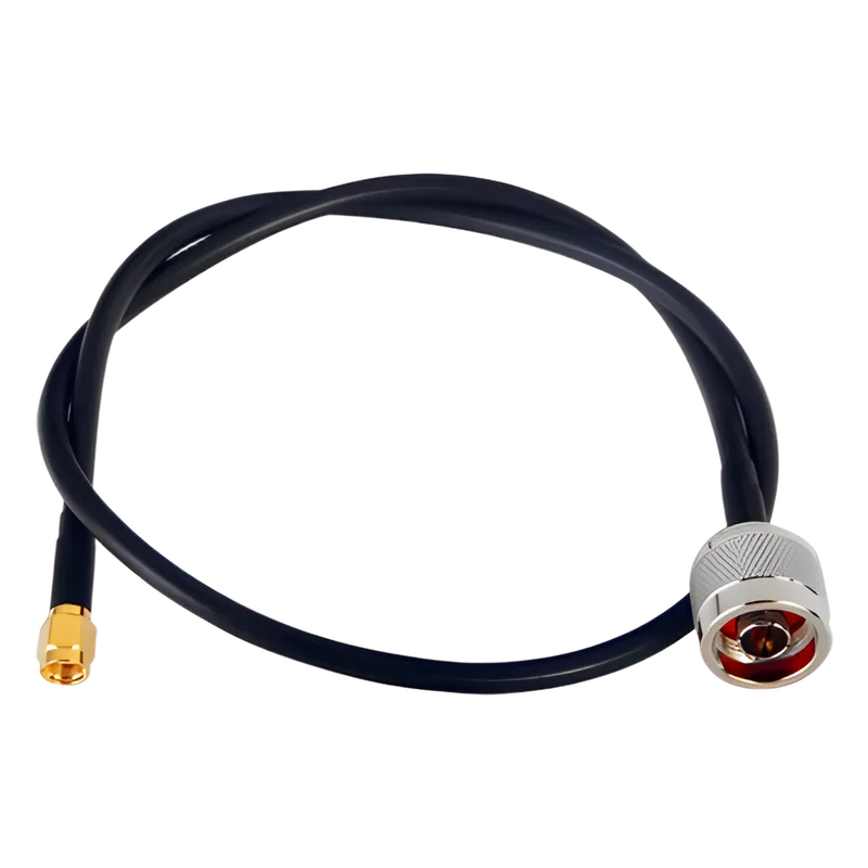 Jumper de 60 cm con Cable RG-58U-SYS, Conectores N Macho a SMA Macho Inverso. EPCOM INDUSTRIAL SN-58U-SMAI-60