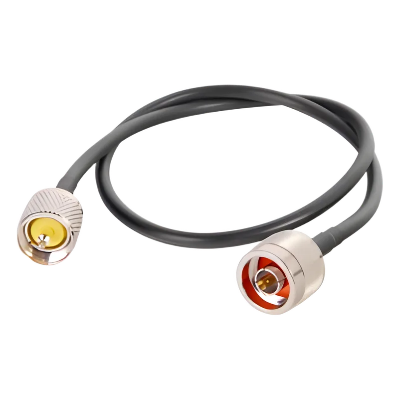 Jumper de 60 cm (23.62 Pulgadas) Fabricado con Cable RG-58U-SYS, Conector N y UHF del Otro Extremo EPCOM INDUSTRIAL SN-58U-UHF-60