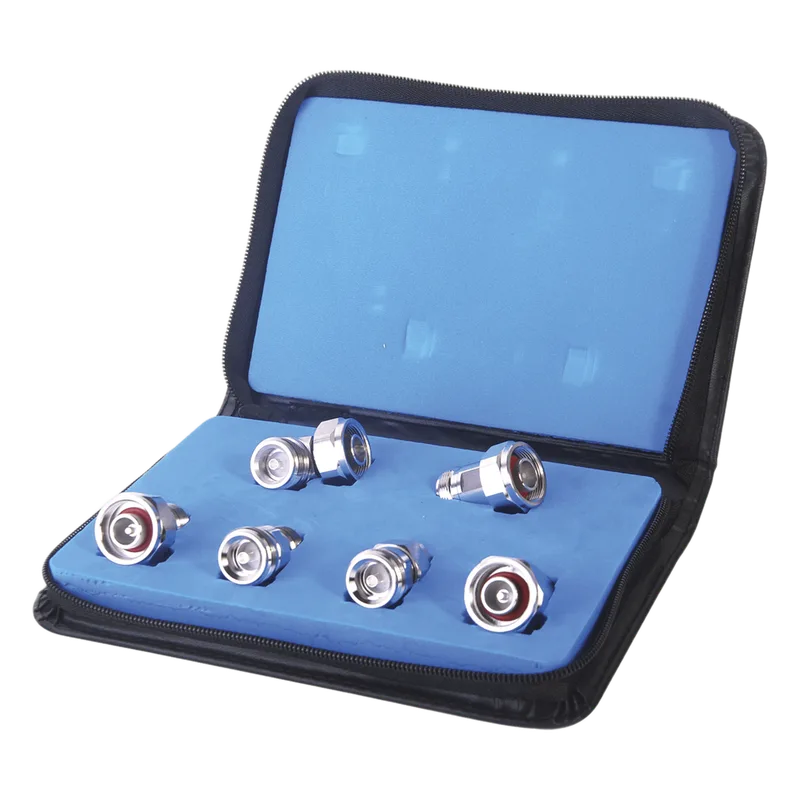 Kit completo de 6 adaptadores de bajo PIM, (MINI) DIN 4.1-9.5 a N. RF INDUSTRIES,LTD RFA-4195-01