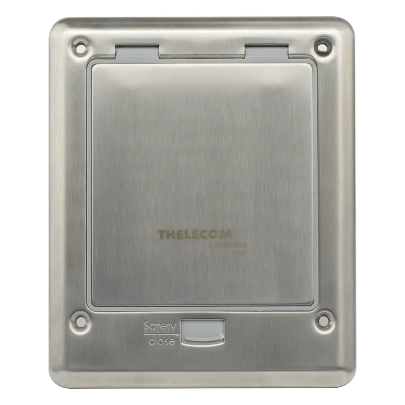 Caja de Piso con Contacto Eléctrico (Duplex), Resistente al Agua, IP66 (Con Tapa Cerrada) (11000-53201) THORSMAN TH-MCRA