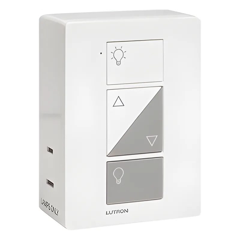 Atenuador inteligente de clavija para lámparas de mesa y pie, doble receptáculo, 100 W LED/CFL o 300 W incandescente/halógeno, 120 V, Caseta Wireless LUTRON CASETA WIRELESS PD3PCLWH