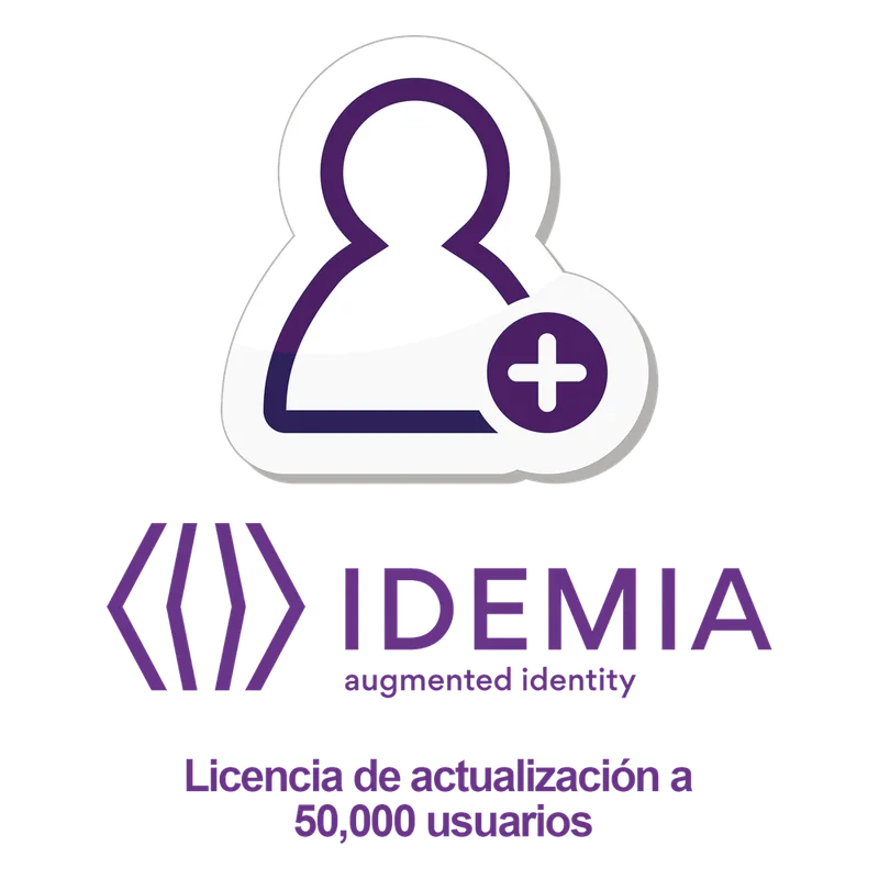 Licencia de actualizacion a 50,000 usuarios IDEMIA (MORPHO) 293-654-719
