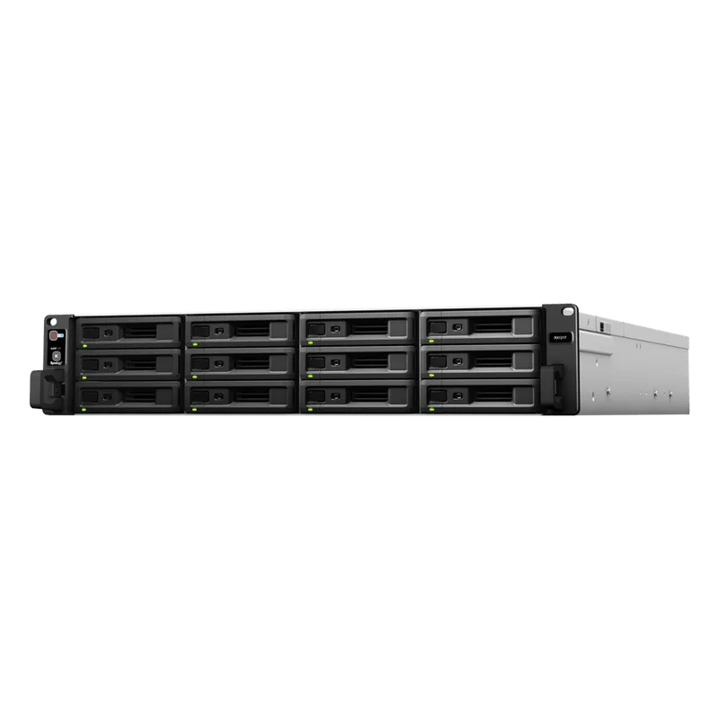 Unidad de Expansión Synology RX1217/RX1217RP | 12 Bahías de Disco | Compatible con SATA 3.5” y 2.5” | Expansión de Volumen en Línea | Fuentes de Alimentación Redundantes (RX1217RP) | Administración con RX-1217