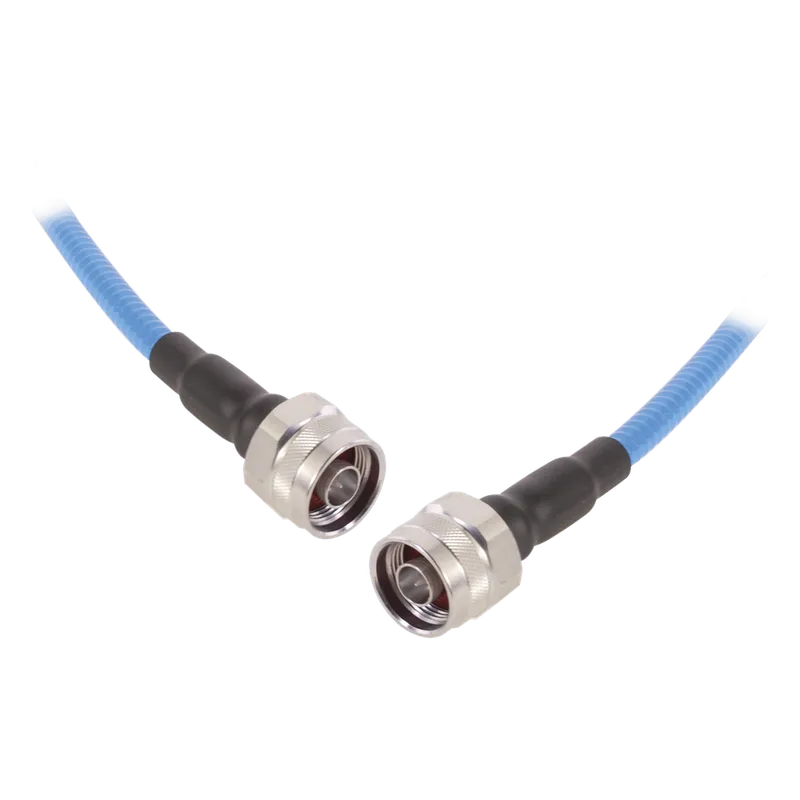 Cable Flex SSP-250-LLPL (1/4 Diam.) de 1 Metro (3.28 Pies), Bajo PIM (?-155 dBc), Conectores N Macho a N Macho, 0-6 GHz. RF INDUSTRIES,LTD P2-RFC-2072-39