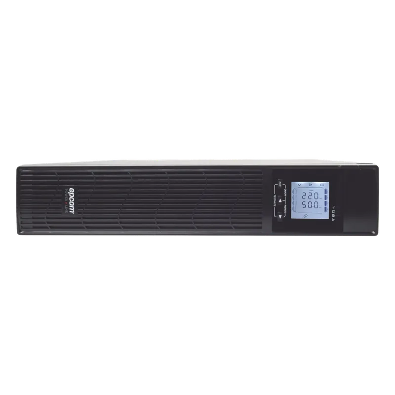UPS de 2000VA/1800W / Topología On-Line Doble Conversión / Entrada y Salida de 120 Vca / Clavija de Entrada NEMA 5-20P / Pantalla LCD Configurable / Formato Rack/Torre EPCOM POWERLINE EPU2000RTOL2U