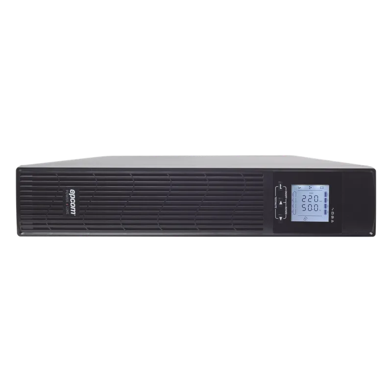 UPS de 3000VA/2700W / Topología On-Line Doble Conversión con Baterías Internas / Entrada y Salida de 120 Vca / Clavija de Entrada NEMA L5-30P / Pantalla LCD Configurable / Formato Rack/Torre EPCOM POWERLINE EPU3000RTOL2U