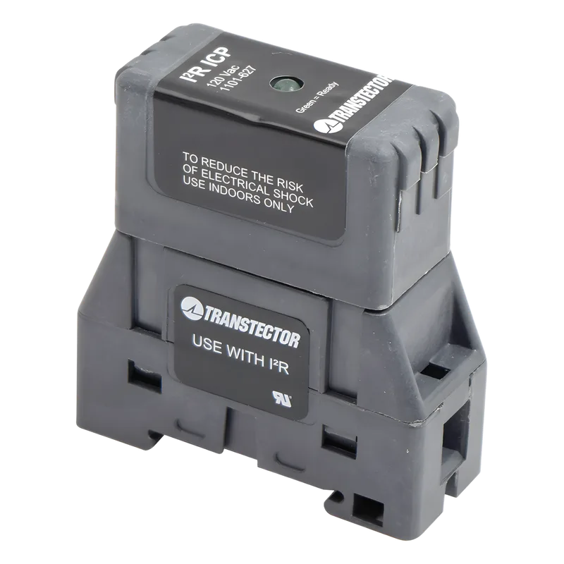 Protector de Silicio SASD 120 Vac en Montaje DIN Rail Para Una Fase, Certificación UL 1449 4th Ed TRANSTECTOR I2R-ICP-120