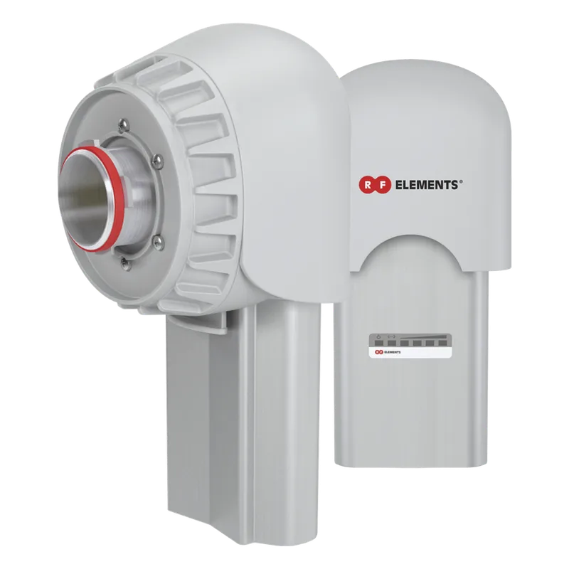 Adaptador TwistPort sin perdidas para ROCKETM5 con blindaje de aluminio para disminuir interferencia, 5180-6400 MHz, listo para antena simetrica RF ELEMENTS TPADAPTOR-RM5SV2