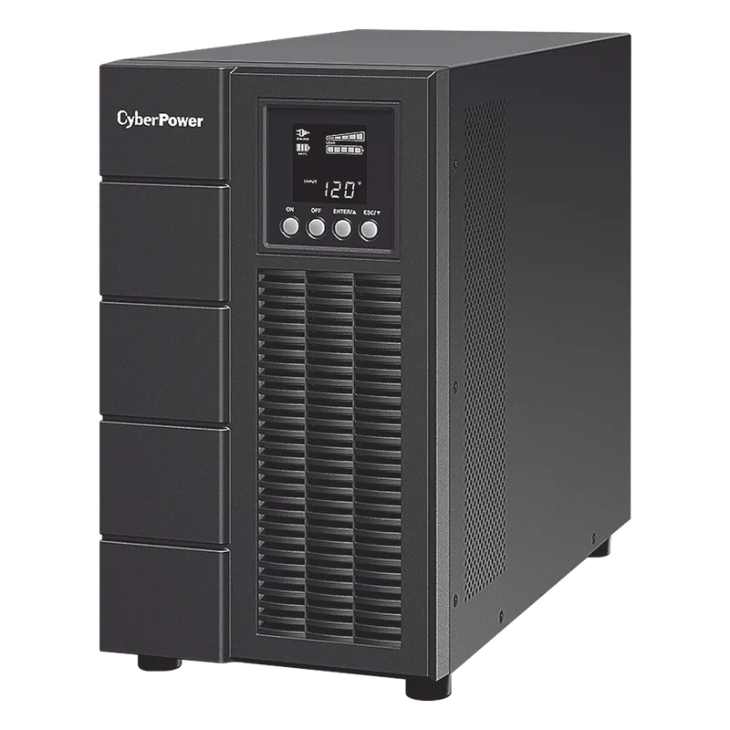 UPS de 2000 VA/1800 W, Online Doble Conversión, Entrada 120 Vca NEMA 5-20P, Onda Senoidal Pura, Tipo Torre, Con 6 Tomas NEMA 5-20R CYBERPOWER OLS2000