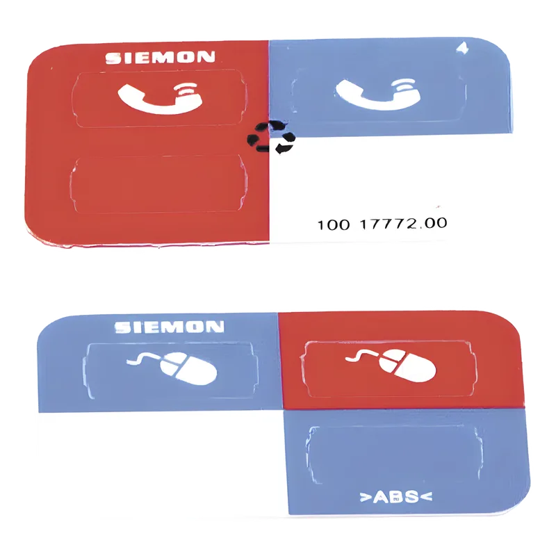 Icono Ultramax para Identificación de Jacks, Color Rojo, Bolsa con 100 Piezas SIEMON Z-ICON-03B