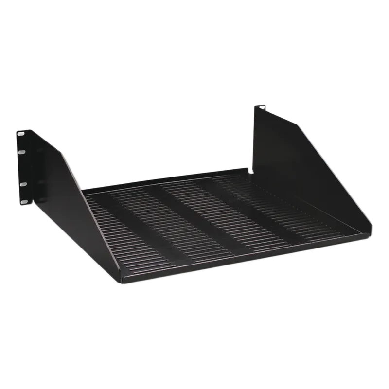 Charola para soportar equipo en Rack de 19in, ventilada, 3UR, Color Negro SIEMON SH-S19V-01