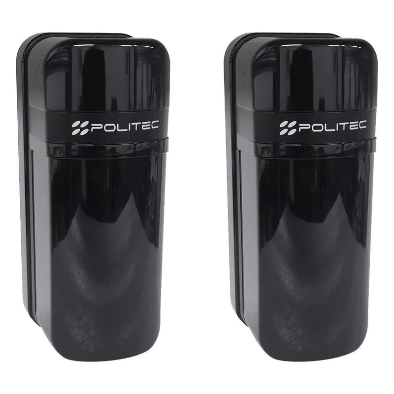 Detector Fotoeléctrico (A baterías) / 0 Falsas Alarmas / Alcance de 60m de Exterior y 350m en interior / Fácil Alineación / Compatible con cualquier panel de alarma Politec ALESWS