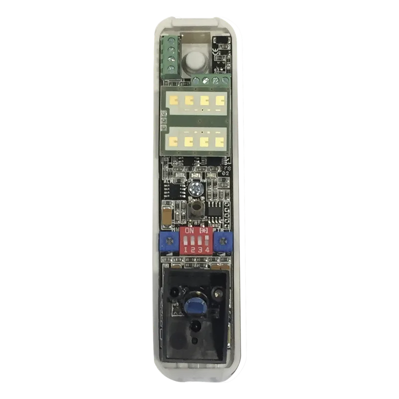 Sensor tipo cortina/ Interior y Exterior/ Funcion antimascara / Doble tecnologia PIR & MW/ Cobertura de hasta 12 metros/ Compatible con cualquier panel de alarma / Cableado Politec NATSENSOR