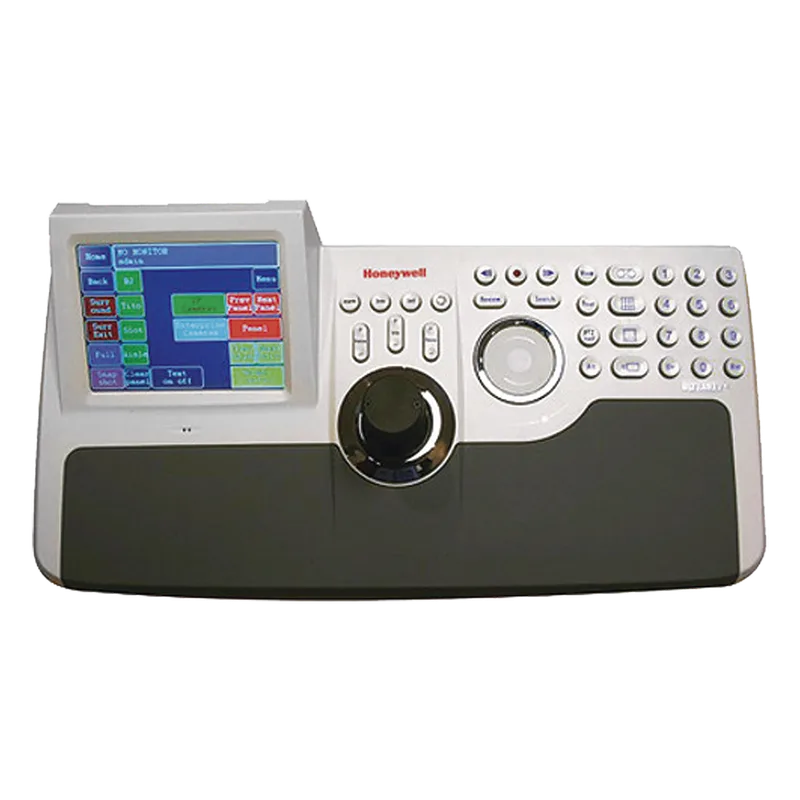 Teclado joystick programable con pantalla LCD táctil a color y PoE para control de sistemas de videovigilancia ADEMCO (HONEYWELL) HJK7000