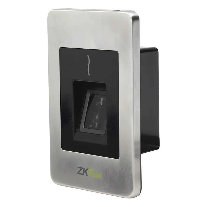 Lector de huella y lector de proximidad esclavo RS-485 con sensor de huella SilkID para interior ZKTECO FR-1500