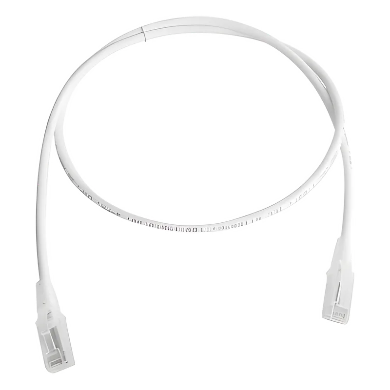 Patch Cord MC5 Modular Cat5e UTP, CM/LS0H, 2.13 Metros (7 Pies), Color Blanco, Versión Bulk (Sin Empaque Individual) SIEMON MC5-07-02B