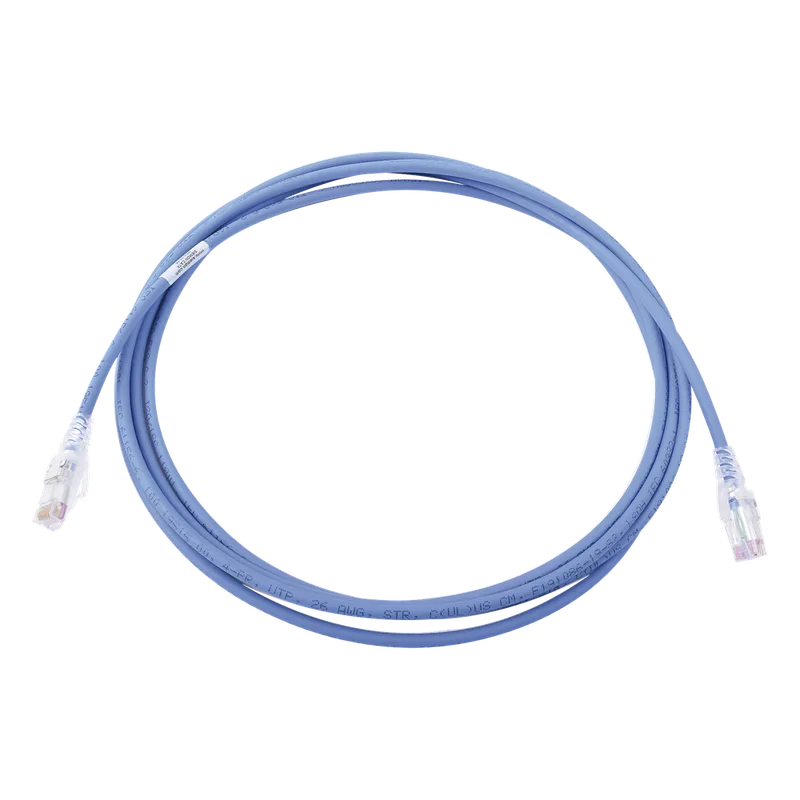 Patch Cord MC6 Modular Cat6 UTP, CM/LS0H, 3.05 Metros (10 Pies), Color Azul SIEMON MC6-10-06