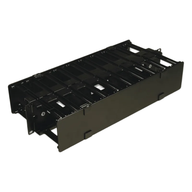 Organizador de Cable Horizontal RouteIT, Doble, Para Rack de 19in, 6in de profundidad, 2UR SIEMON HCM-6-2UD