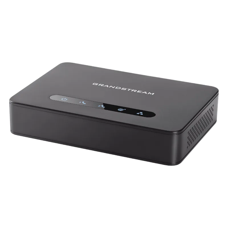 Adaptador para teléfono analógico (ATA) de 2 puertos FXS, Router integrado, Puertos Gigabit, diseñado para conectar sus dispositivos analógicos a una red VoIP GRANDSTREAM HT-812