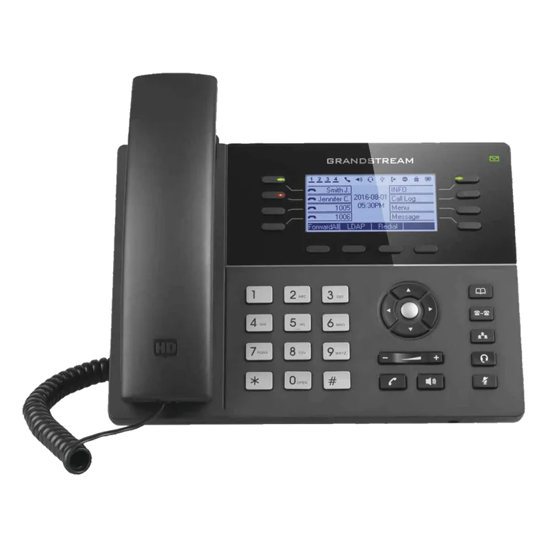 Teléfono IP Gama media de 8 Líneas con 4 teclas de función, 32 teclas de extensión BLF digital y conferencia de 5 vías PoE Gigabit GRANDSTREAM GXP-1782