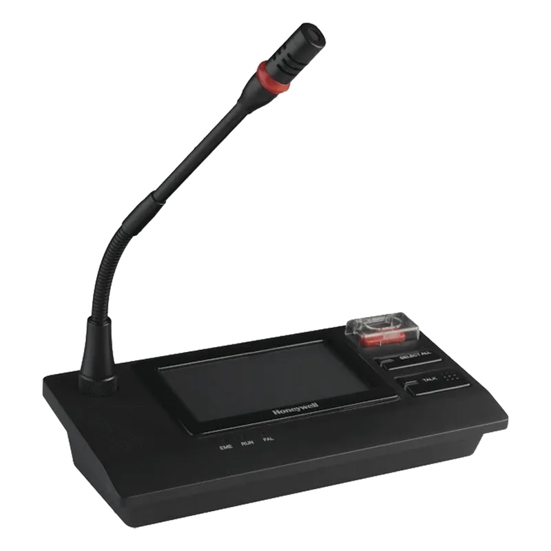 Consola de llamada en red con pantalla táctil de 4.3 pulgadas para sistema de megafonía y alarma de voz HONEYWELL PAVA XNPMI