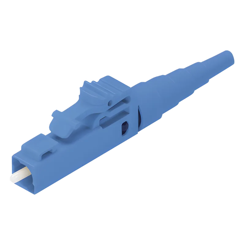 Conector de Fibra Óptica Monomodo OS2 9/125, LC Simplex, Pulido en Campo, Color Azul PANDUIT FLCSSBUY