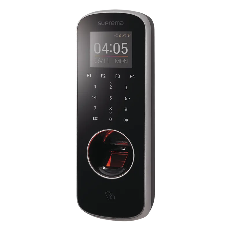 BioStation L2 Lector de Huella Delgado con Teclado Touch y Lector 13.56 MHz MIFARE®/ NFC /DESFire/DESFire EV1/ Felica SUPREMA BSL2OM