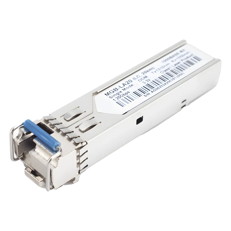 Transceptor WDM mini-Gbic SFP 1G LC TX:1310nm RX:1550 para fibra Mono Modo 20 Km, Requiere MGB-LB20 PLANET MGB-LA20