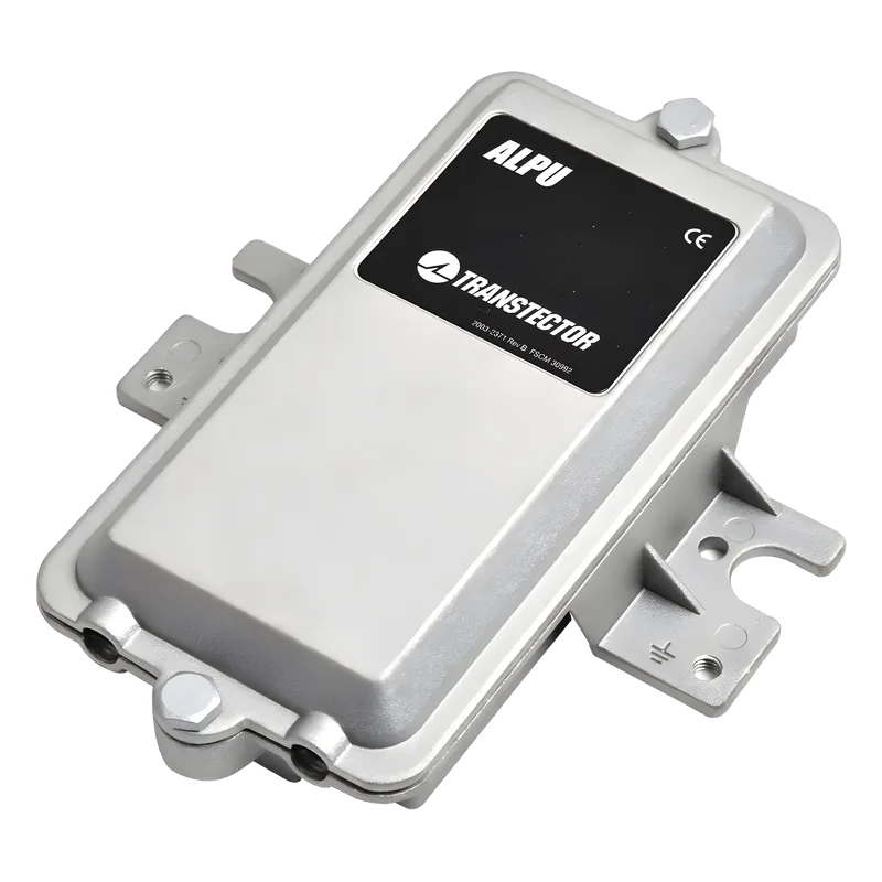 Protector PoE Metálico / SASD / 100 Mbps 60V / RJ45 / NEMA 3R / Bidireccional TRANSTECTOR ALPU-POE-60-M