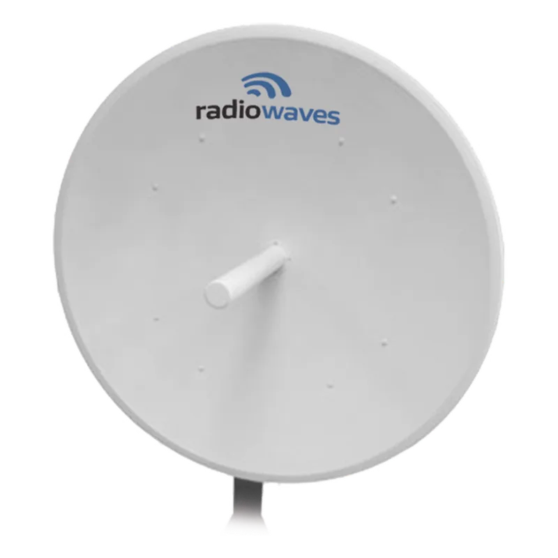 Antena direccional, Dimensiones (4 ft), 5.25-5.85 GHz, 2 Conectores N-hembra, Ganancia 35dBi, Montaje incluido RADIOWAVES SPD4-5.2NS
