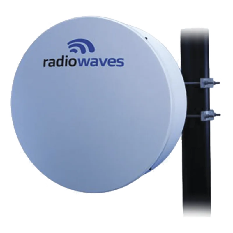 Antena Direccional, Dimensiones (2 ft), 10.7-11.7 GHz, 2 Conectores N-hembra, Ganancia 34dBi, Radomo y montaje incluido RADIOWAVES HPD2-11FX