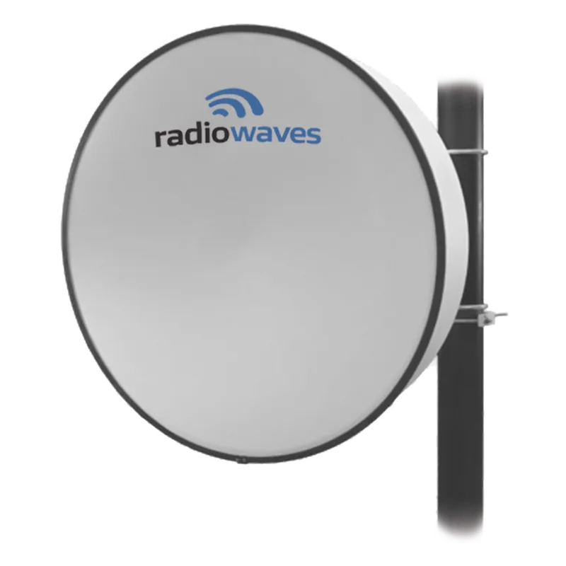 Antena Direccional, Dimensiones (3 ft), Ganancia 39 dBi, 10.7-11.7 GHz, 2 Conectores N-hembra, Radomo y montaje incluido RADIOWAVES HPD3-11FX