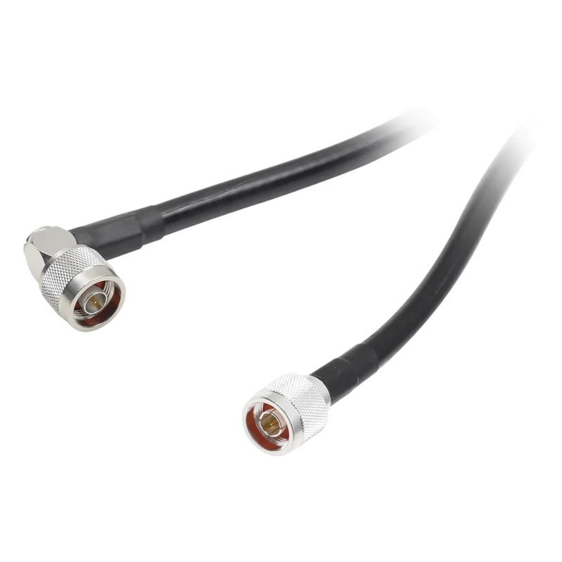 Jumper con Cable LMR400 con Conectores N Macho / N Macho Angulo Recto, de 1.2 metros. EPCOM INDUSTRIAL SN-400-NL-120T