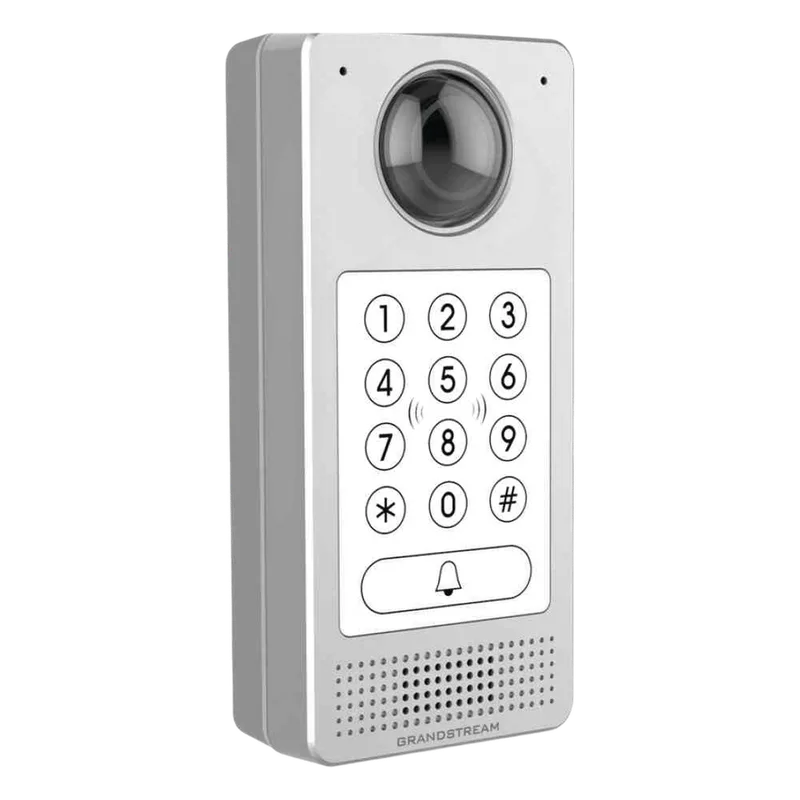 Videoportero IP (SIP) FISHEYE, apertura por código, Antivandálico, llamada y/o tarjeta, teclado retro-iluminación GRANDSTREAM GDS-3710