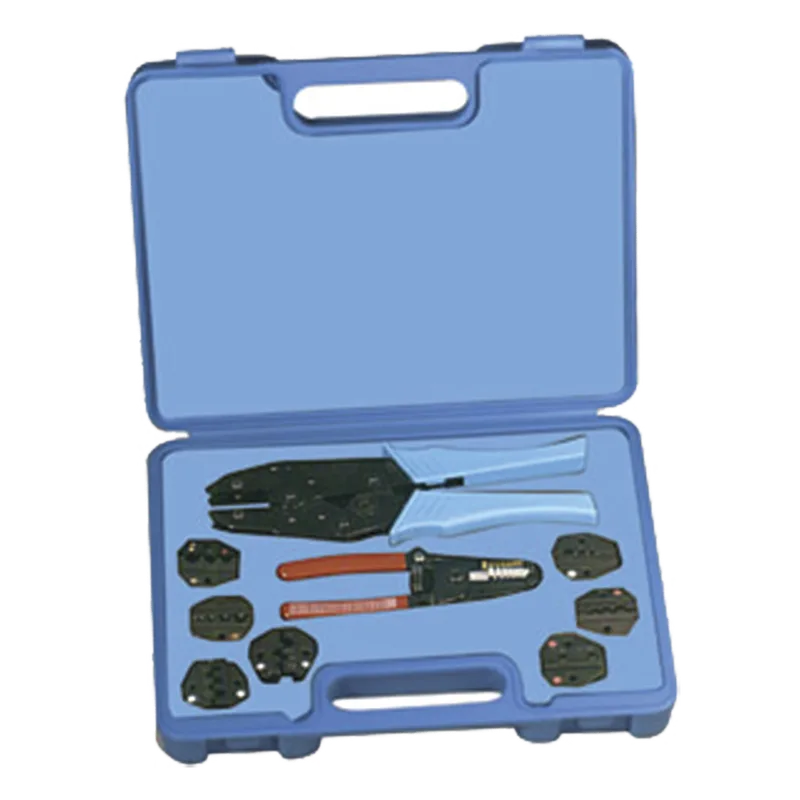 Kit en Estuche Plástico con 7 Muelas para Instalar Terminales en Cable, Pinzas RFA-4005-20 y Desforradora de Cable. RF INDUSTRIES,LTD RFA-4005-500