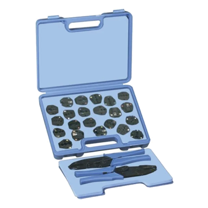 Kit en Estuche de Plástico con 17 Muelas, 10 para instalar en Cable Coaxial y 7 para Terminales, Incluye 2 Pinzas RFA-4005-20. RF INDUSTRIES,LTD RFA-4006-500