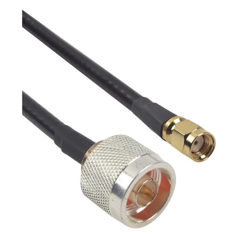 Cable LMR-240 de 60 cm con conectores N Macho y SMA Macho Inverso. EPCOM INDUSTRIAL SN-240-SMAI-60