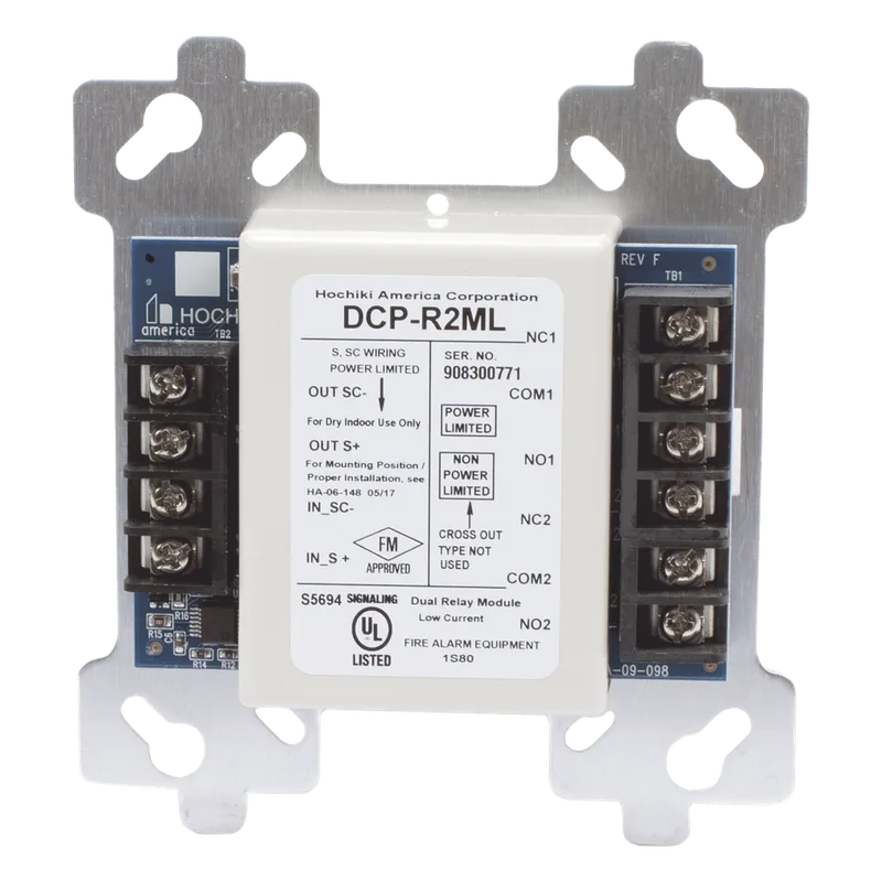 Módulo De Relevador Doble, 2A (0400-02050) HOCHIKI R2M-L