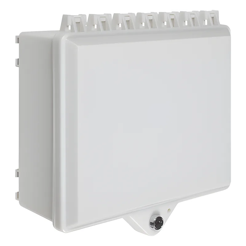 Gabinete de Policarbonato Blanco Súper Resistente, para Uso en Interior o Exterior, Cerradura con Llave STI STI-7520-OW