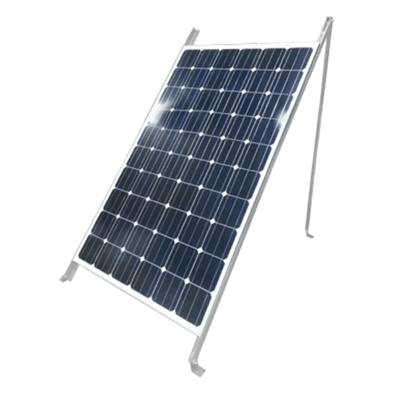 Montaje de Piso para 1 Módulo Solar (Ver compatibilidad). Galvanizado Electrolítico. EPCOM INDUSTRIAL SSF-GV2