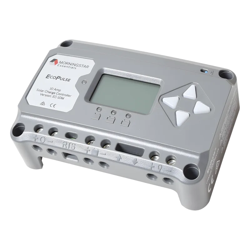 Controlador solar 12/24 Vcc de 30 Amp. Con pantalla de medición MORNINGSTAR EC-30M