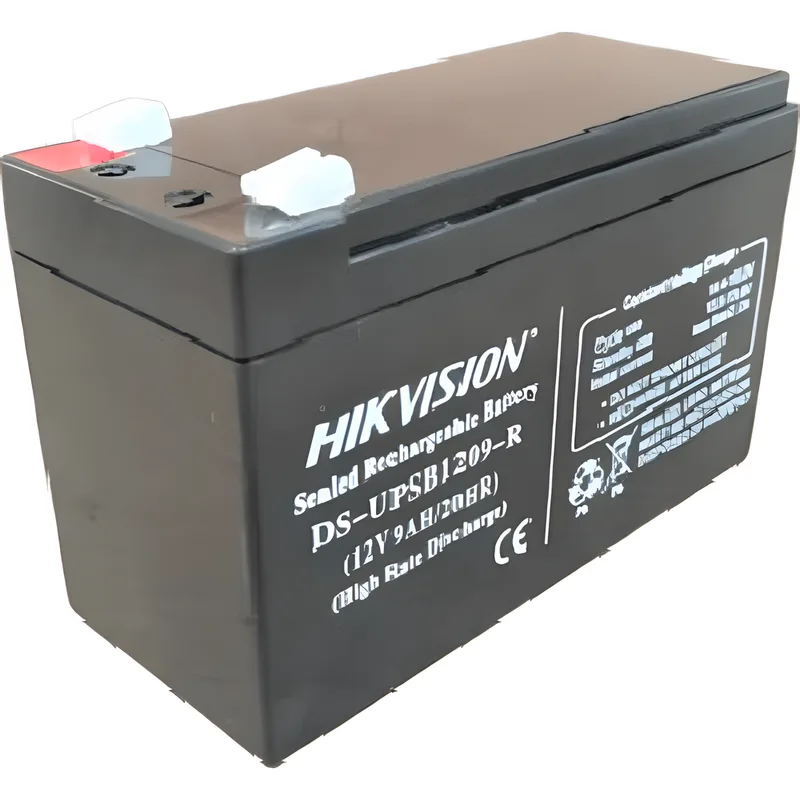 Bateria de Plomo Ácido / 12 VCD / 9 Amp / Ideal para UPS Online, EPS y Uso General / Certificación CE / Paquete de 5 Piezas HIKVISION DS-UPSB1209-R(5PCS)