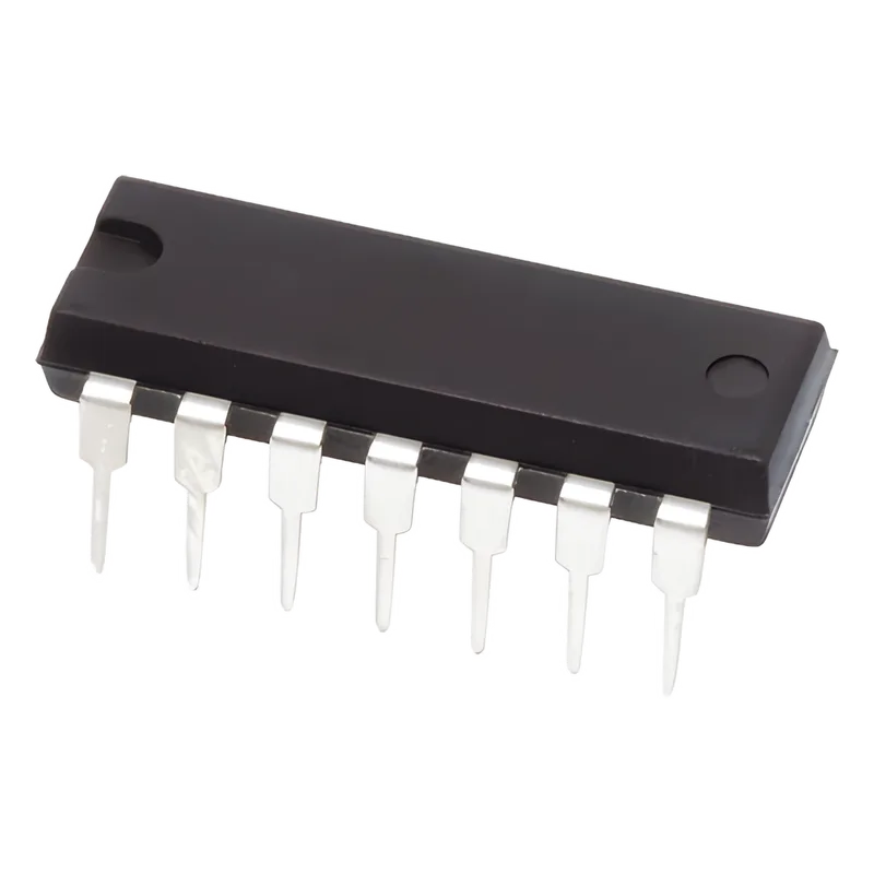Circuito Integrado Interruptor Cuádruple Bilateral, DIP-14. PARTS CD4066BE