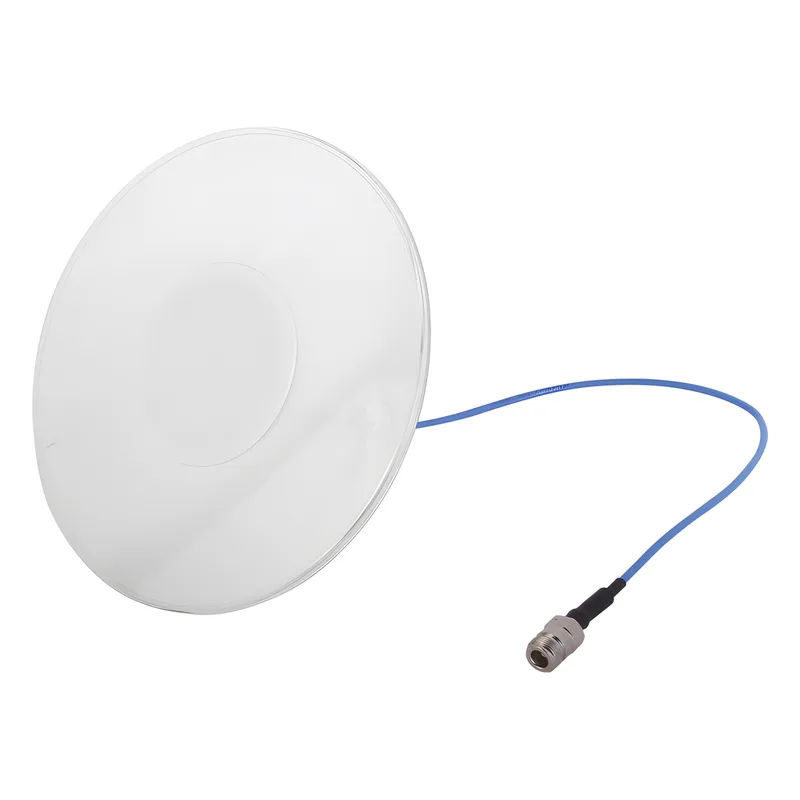 Antena plana traslucida DAS para techo, 698-2700 MHz, bajo PIM, N Hembra. PULSE LARSEN ANTENNAS DASUTCC500NF