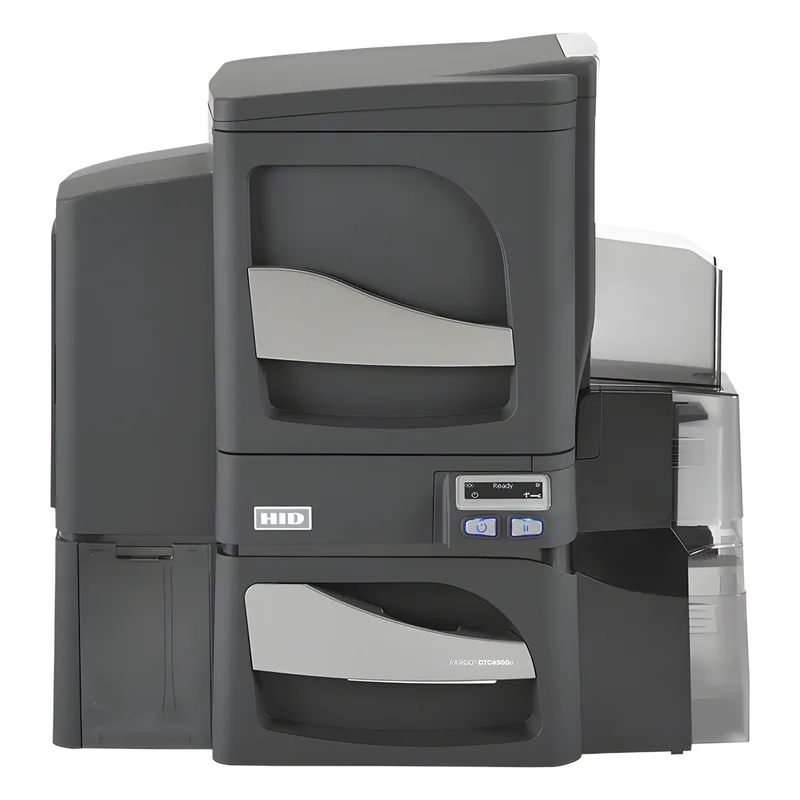 Impresora de Tarjetas DTC4500e / Impresión Doble Lado / Laminación 1 solo Lado/ 3 Años Garantia HID 055400