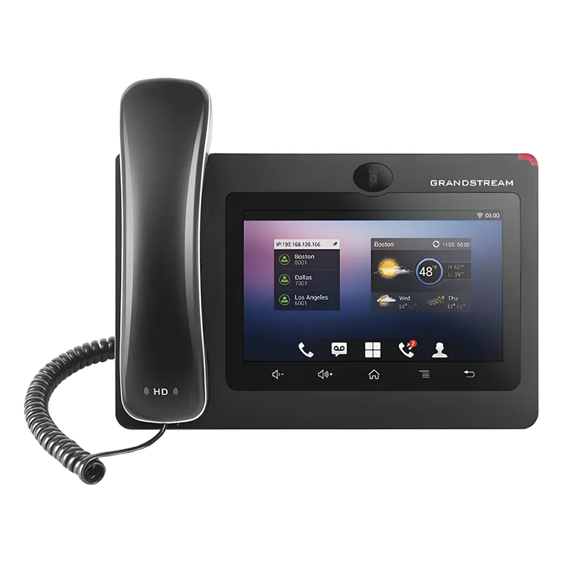 Teléfono IP GrandStream Empresarial para Videoconferencias con Android 7, 16 lineas, procesador 4 nucleos GXV-3370