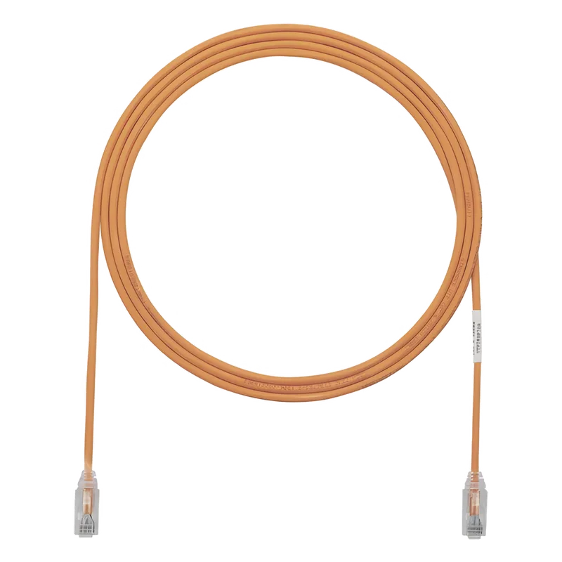 Cable de Parcheo TX6, UTP Cat6, Diámetro Reducido (28AWG), Color Naranja, 3.05 Metros (10 Pies) PANDUIT UTP28SP10OR