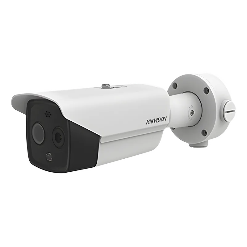 Cámara Bala IP Termográfica / Medición de Temperatura -20°C a 150°C / Alta Resolución Térmica 160 x 120 / Teleobjetivo Térmico 9.7mm / Alarma por Excepción de Temperatura / Óptica 5 MP / IP67 HIKVISION DS-2TD2617-10/QA